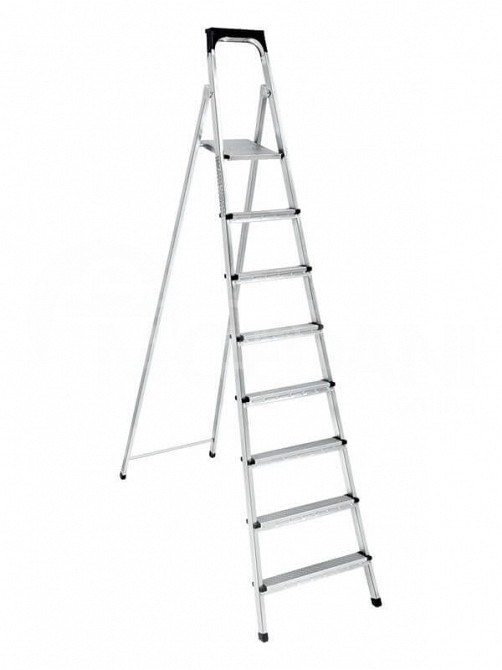 Алюминиевая лестница с 8 ступенями. Тбилиси - изображение 1