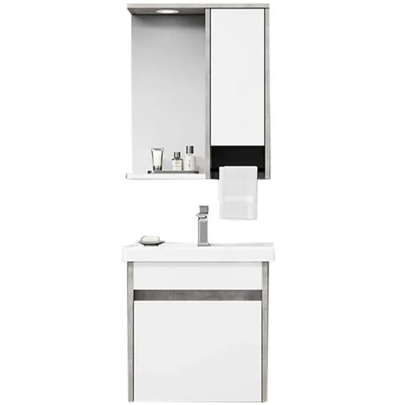 Აბაზანის ნაკრები ხელსაბანით Orka Aydos Retro Silver თბილისი - photo 1