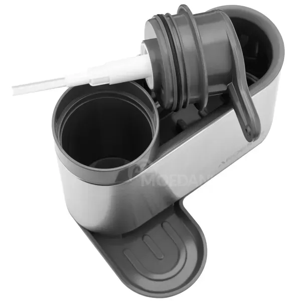 Дозатор для мыла Ardesto Arhb3102Gs, минималистичный дизайн, органайзер для моющих средств, серый. Тбилиси - изображение 2