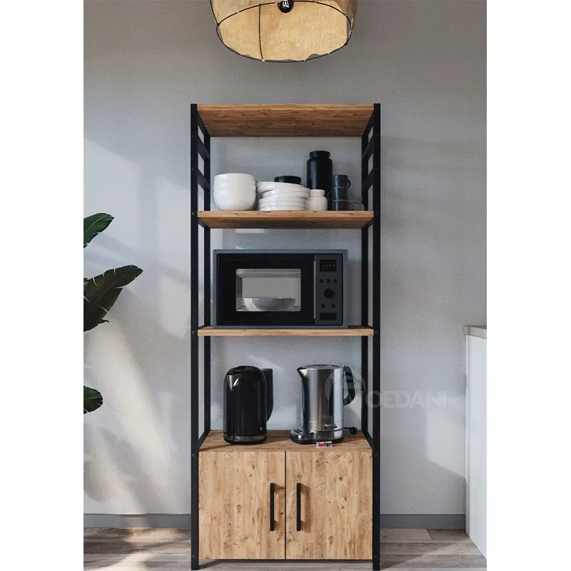 Кухонный шкаф с текстурой сосны BF-668 (138,3*56,1*30 см) Тбилиси - изображение 1