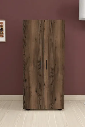 Трехъярусный многофункциональный шкаф с отделкой под дерево BF-770 (108,3 см x 49 см x 32 см) Тбилиси