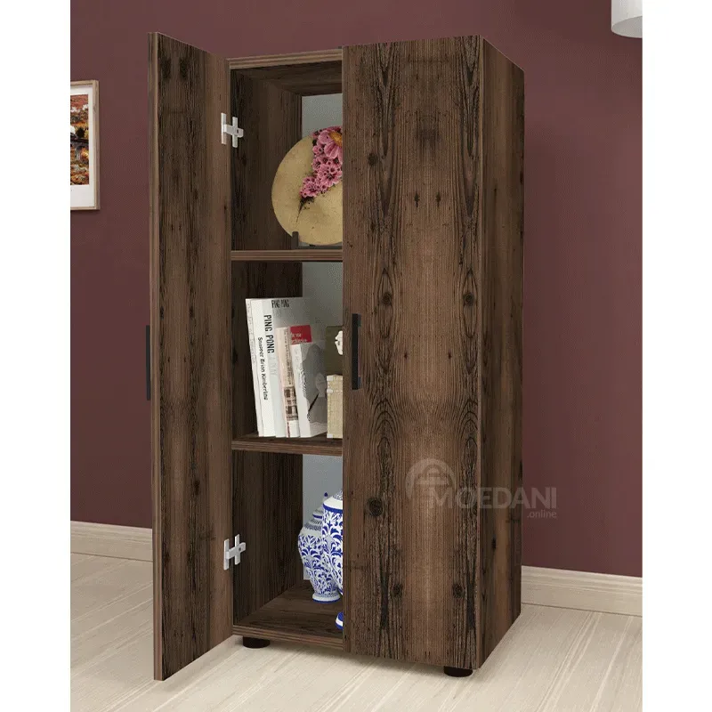 Трехъярусный многофункциональный шкаф с отделкой под дерево BF-770 (108,3 см x 49 см x 32 см) Тбилиси - изображение 4