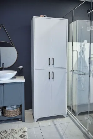 6-ярусный многофункциональный шкаф с 4 дверцами BF-778 (186,7 см x 62,6 см x 35,8 см) Тбилиси