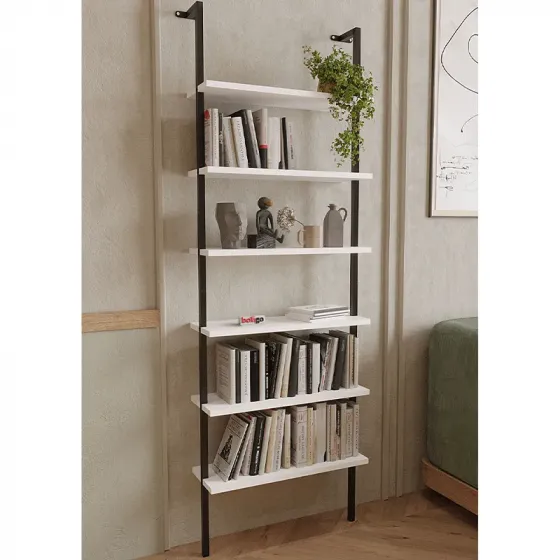 Настенная полка Bofigo на 6 ярусов, белая (183*60,2*20 см) Тбилиси