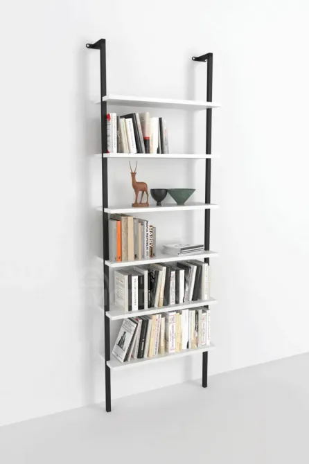 Настенная полка Bofigo на 6 ярусов, белая (183*60,2*20 см) Тбилиси - изображение 1