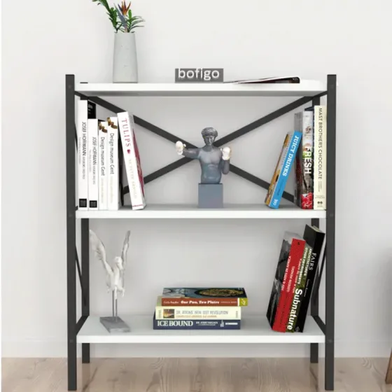 Белая трехъярусная полка Bofigo (85*66*34 см) Тбилиси