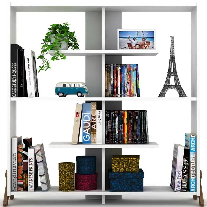 Книжный шкаф Comfort Room Kipp (орехово-белый) Rf170201 (113*28*115 см) Тбилиси - изображение 4