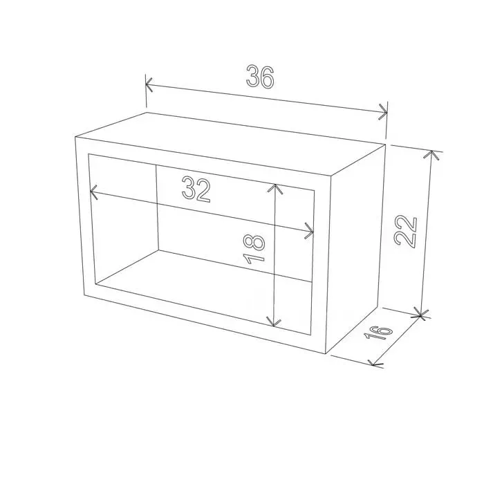 Полка для гостиной Comfort Room Monroe Rf141104 (36*22*16 см) Тбилиси - изображение 3