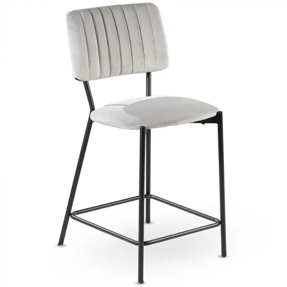 Ნაცრისფერი ბარის სკამი Xs2810-02 (44*36*51*90*59სმ) თბილისი