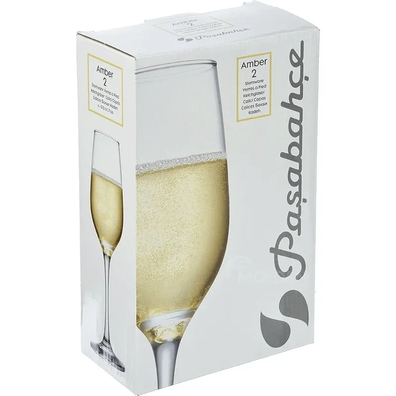 Შამპანურის ჭიქების ნაკრები Pasabahce (2Pcs, 210Ml) თბილისი - photo 1
