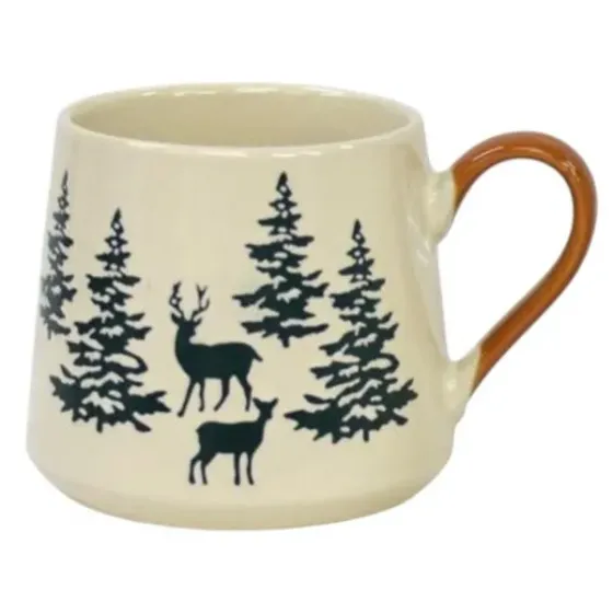 Ჭიქა Ardesto Ar3087 Christmas NEW Year'S, 0.42L, MUG, Green/White თბილისი