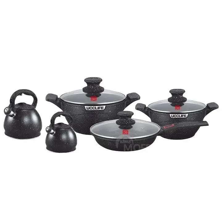 Ქვაბების 5 ცალიანი ნაკრები Ucclife Uc3008 Black თბილისი - photo 1