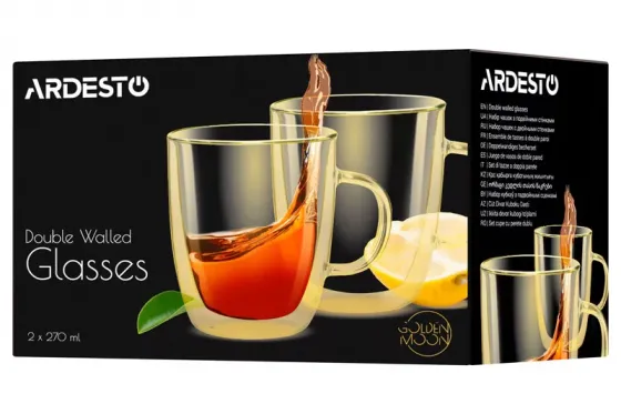 Მინის ჭიქების ნაკრები Ardesto Ar2627Gg (270 ML) თბილისი