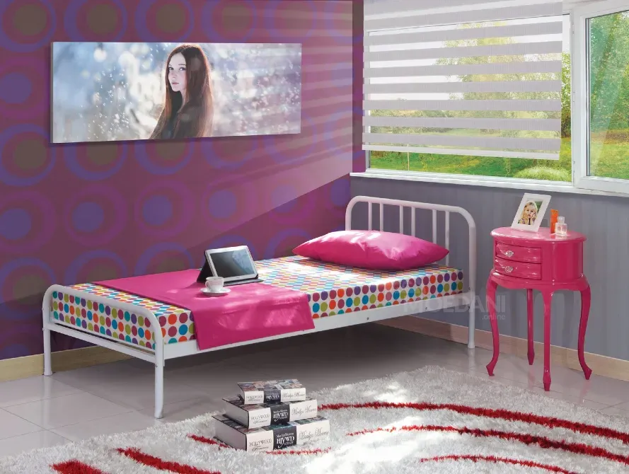 Ერთადგილიანი საწოლი თეთრი 90*200 (Mm932) თბილისი - photo 1