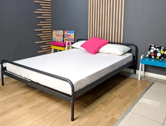 Ორადგილიანი საწოლი Mm935 (160*200, შავი) თბილისი