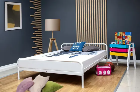 Ორადგილიანი საწოლი Mm934 (160*200, თეთრი) თბილისი