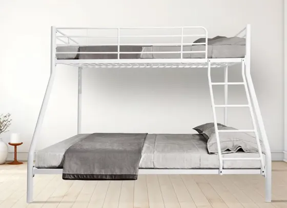 Ორსართულიანი საწოლი Mm948 (140*200-90*200, თეთრი) თბილისი