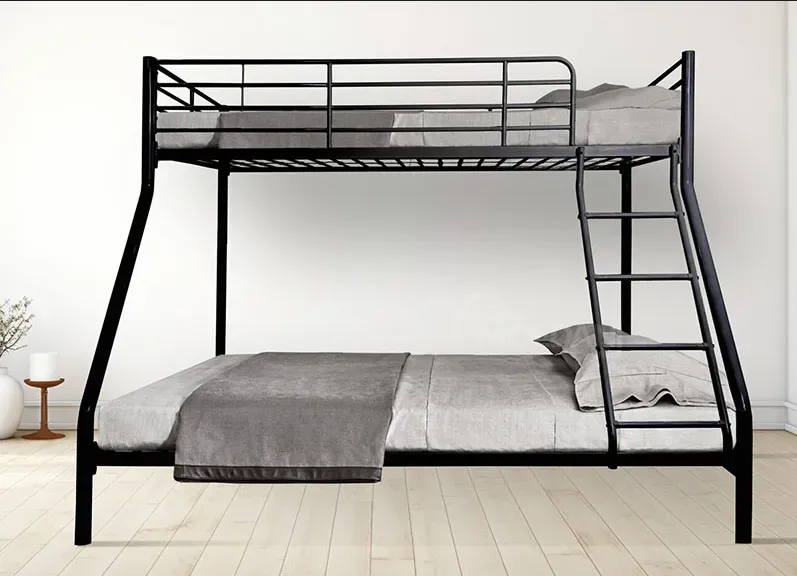 Ორსართულიანი საწოლი Mm947 (140*200-90*200, შავი) თბილისი - photo 1