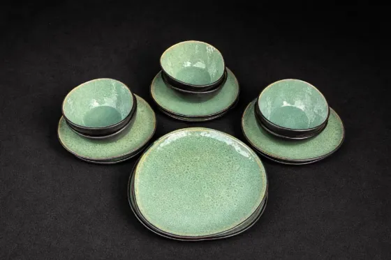 Ბიო კერამიკული თეფშების ნაკრები თბილისი