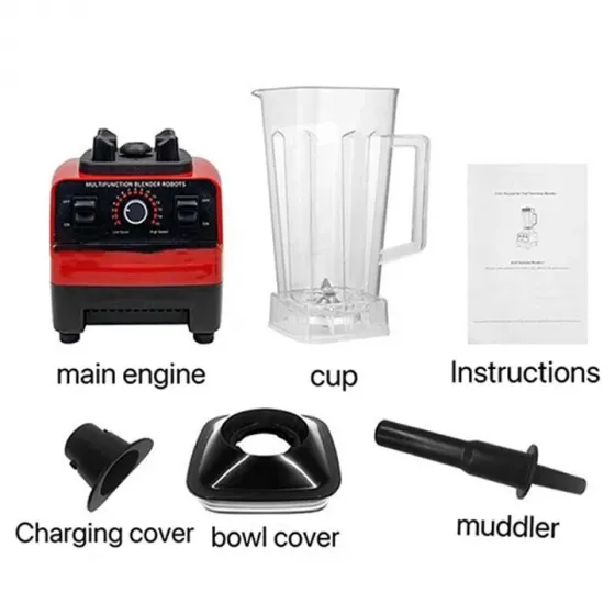 Მულტიფუნქციური ბლენდერი Super Crest SCT-8014G (1000 W, 1.5 L) Silver თბილისი