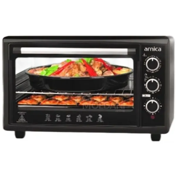 Ელექტრო ღუმელი Arnika Gh25060, 2000W, 55L, Electric Oven, Black/Silver თბილისი - photo 1