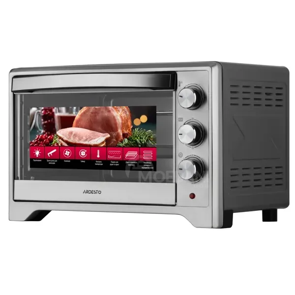 Ელექტრო ღუმელი Ardesto MO-T33A, 1627W, 33L, Electric Oven, Grey თბილისი - photo 2