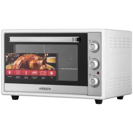 Ელექტრო ღუმელი Ardesto MEO-F60W, 2000W, 60L, Electric Oven, White თბილისი
