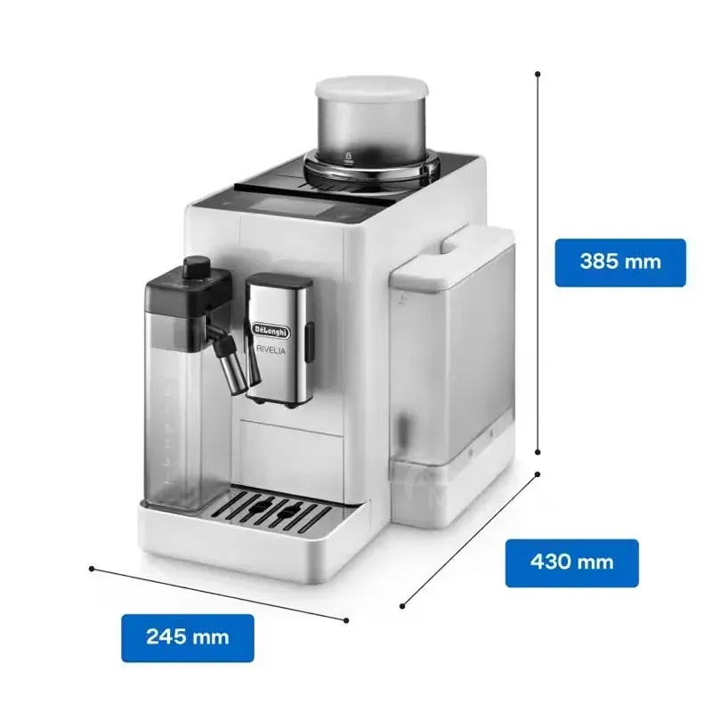 Кофемашина эспрессо Delonghi Exam440.55.W Rivelia (1450 Вт, 1,4 л) Тбилиси - изображение 4