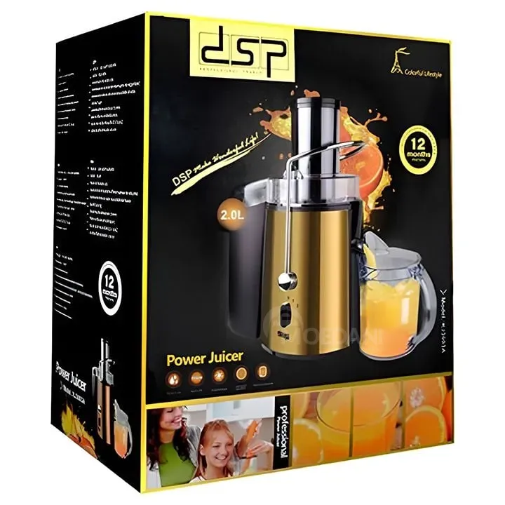 Წვენსაწური DSP Kj3003 (850 W, 2 L) Gold თბილისი - photo 2