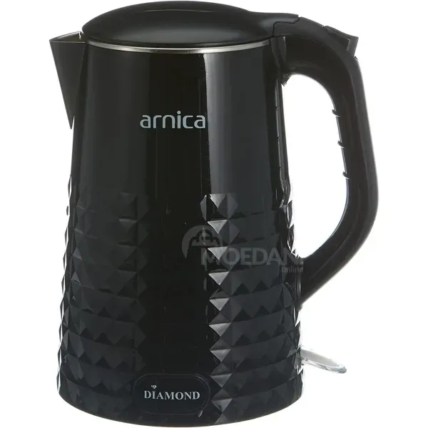 Ელექტრო ჩაიდანი Arnica Ih36152 Diamond, 1500W, 1.7L, Electric Kettle, Black თბილისი - photo 1