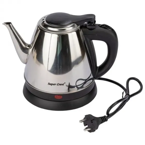 Ელექტრო ჩაიდანი Super Crest SCT-4011 (1.1 L, 1500 W) Silver თბილისი