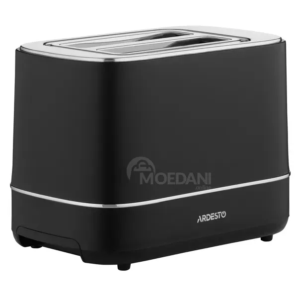 Ტოსტერი Ardesto T-F450B Timeless Elegance, 800W, Toaster, Black თბილისი - photo 3