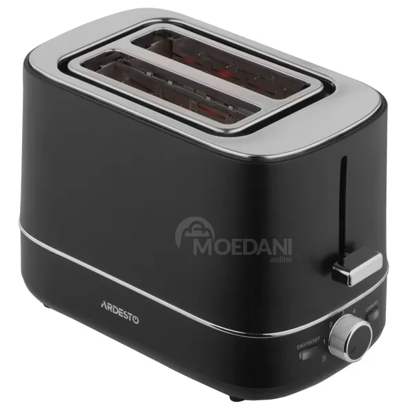 Ტოსტერი Ardesto T-F450B Timeless Elegance, 800W, Toaster, Black თბილისი - photo 2