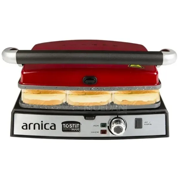 Გრილი ტოსტერი Arnica Gh26243, 2000W, Electric Grill, RED თბილისი - photo 6