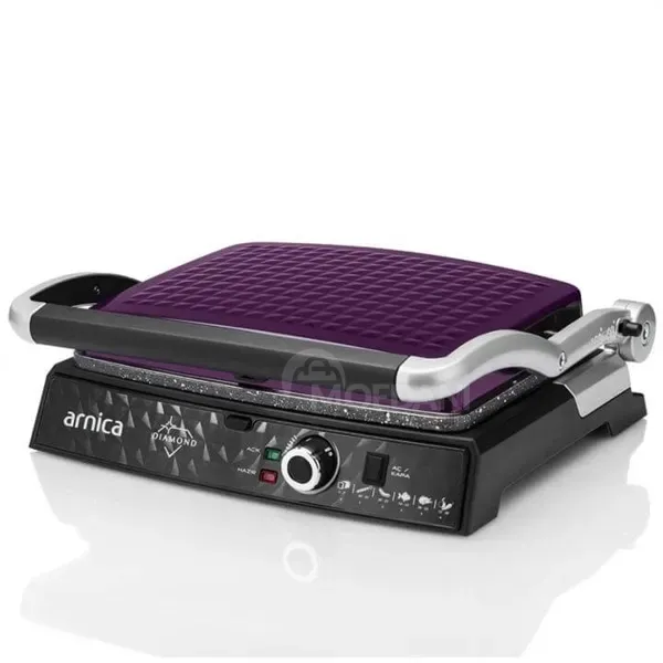 Სენდვიჩის აპარატი Arnica Gh26253, 2000W, Sandwich Maker, Purple თბილისი - photo 1