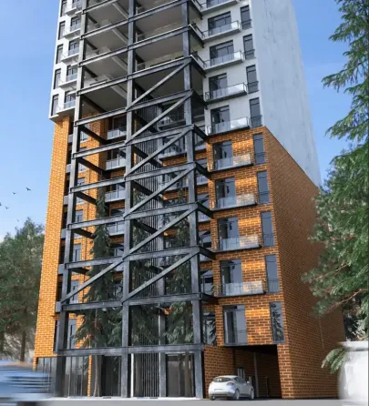 იყიდება 2 ოთახიანი ბინას 45.52მ² 7/14 სართ თბილისი