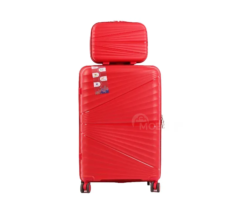 Ჩემოდნების კომპლექტი სილიკონის წითელი 75x45x30 სმ, 30კგ 24x30x15 სმ, 4 კგ თბილისი - photo 2