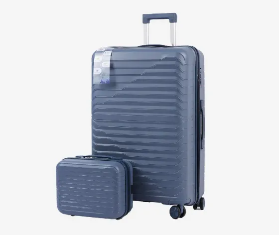 Ჩემოდნების კომპლექტი navy blue 75x45x30 სმ, 30კგ 24x30x15 სმ, 4 კგ თბილისი