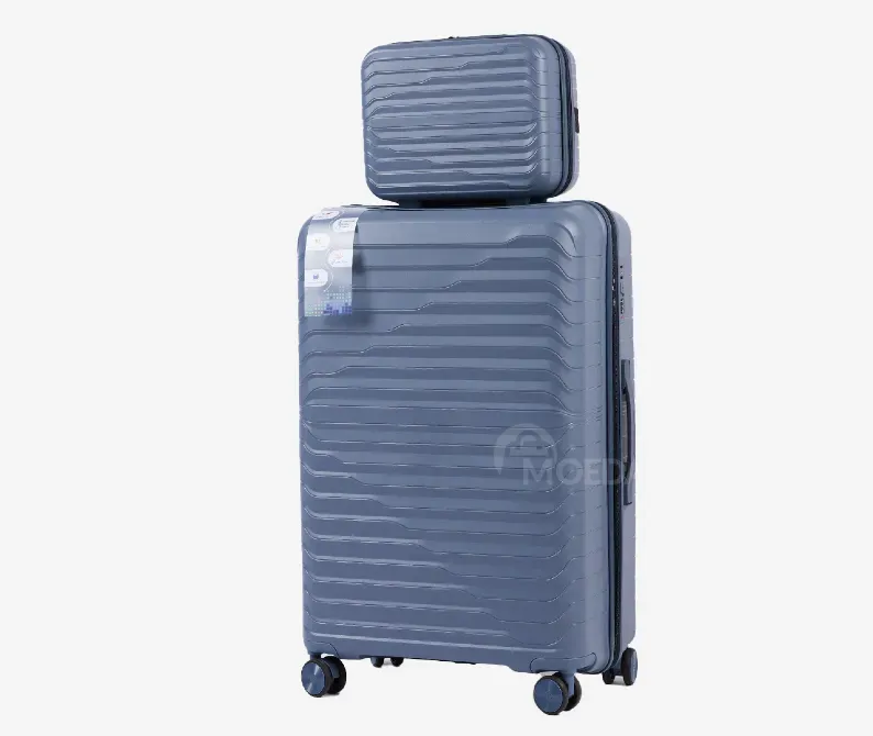 Ჩემოდნების კომპლექტი navy blue 75x45x30 სმ, 30კგ 24x30x15 სმ, 4 კგ თბილისი - photo 2