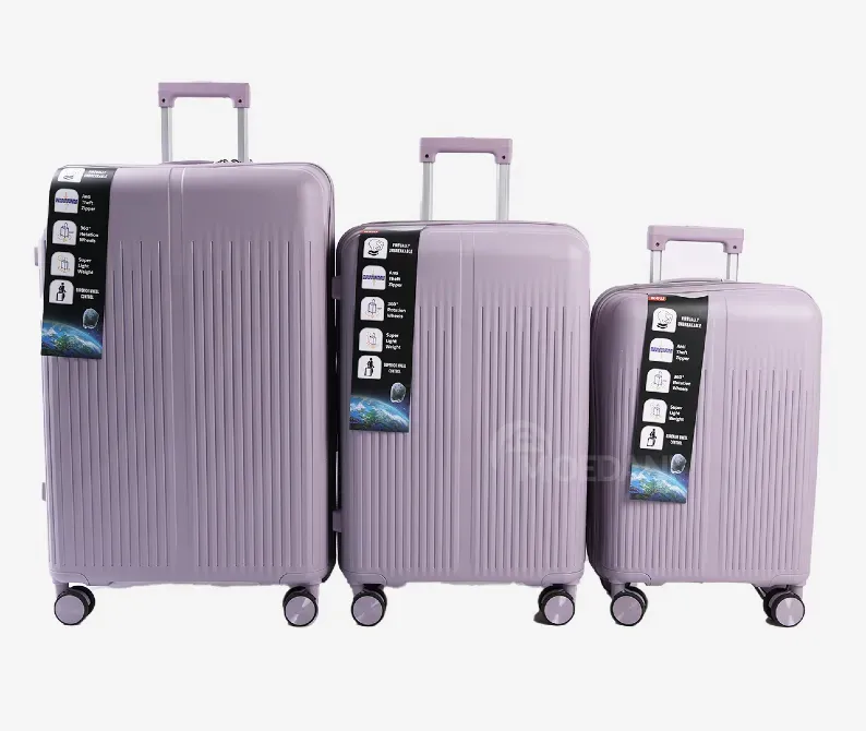 Ჩემოდნების კომპლექტი სამეული purple 30 / 20 / 10 კგ. 10889A-1 თბილისი - photo 1