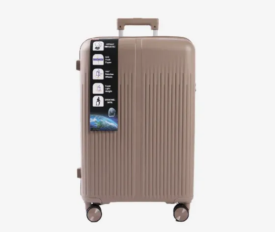 Ჩემოდანი სილიკონის khaki 65x40x25 სმ 20 კგ. 10889A-1 თბილისი