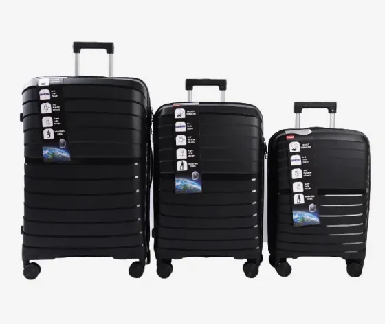 Ჩემოდნების კომპლექტი სამეული black 30 / 20 / 10 კგ. 10889A-2 თბილისი