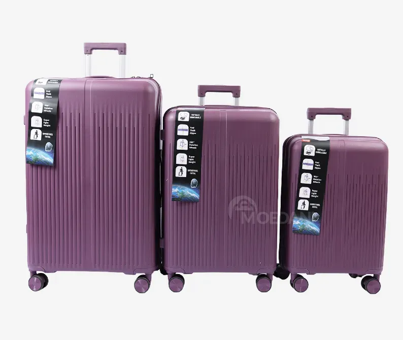 Ჩემოდნების კომპლექტი სამეული D. Purple 30 / 20 / 10 კგ 10889A-1 თბილისი - photo 1