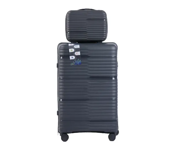 Ჩემოდნების კომპლექტი სილიკონის dark grey 75x45x30 სმ, 30კგ 24x30x15 სმ, 4 კგ. 10889A-5 თბილისი