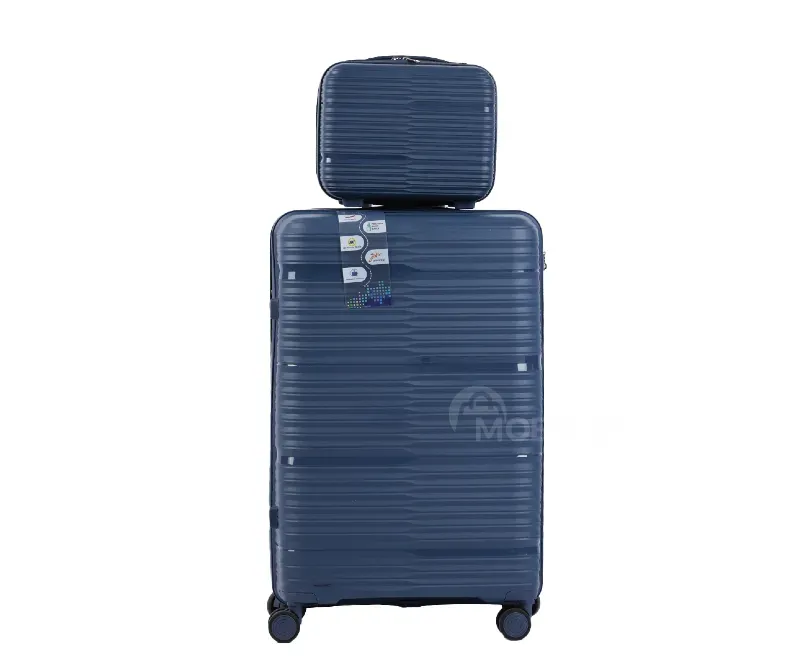 Ჩემოდნების კომპლექტი სილიკონის dark blue 75x45x30 სმ, 30კგ 24x30x15 სმ, 4 კგ. 10889A-5 თბილისი - photo 1