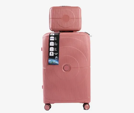 Ჩემოდნების კომპლექტი ოთხეული pink 30 / 20 / 10 / 4 კგ. 10889A-4 თბილისი