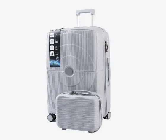 Ჩემოდნების კომპლექტი ოთხეული silver 30 / 20 / 10 / 4 კგ. 10889A-4 თბილისი