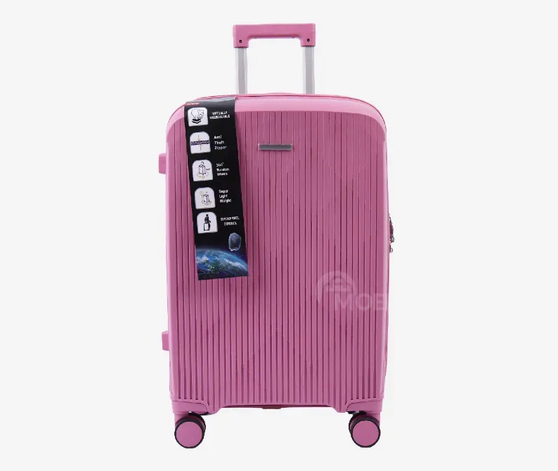 Ჩემოდნების კომპლექტი სილიკონის Light Pink 75x45x30 სმ, 30კგ 24x30x15 სმ, 4 კგ 10889A-3 თბილისი - photo 3