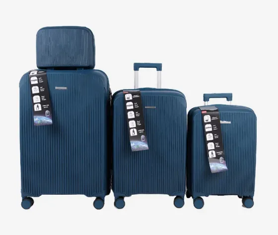 Ჩემოდნების კომპლექტი ოთხეული dark blue 30 / 20 / 10 / 4 კგ. 10889A-3 თბილისი