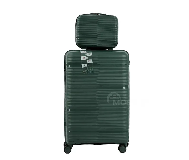 Ჩემოდნების კომპლექტი სილიკონის D. Green 75x45x30 სმ, 30კგ 24x30x15 სმ, 4 კგ. 10889A-5 თბილისი - photo 1